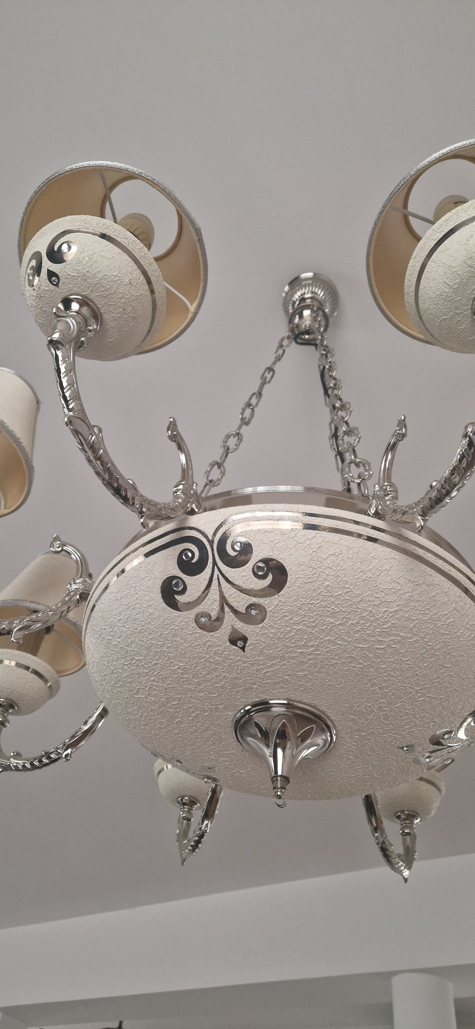 Zestaw lamp do salonu, wisząca,  stojąca kinkiet