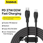 Кабель Baseus з чіпом Type-C to Ligtning PD20W/1.2M Швидка Зарядкаi iP