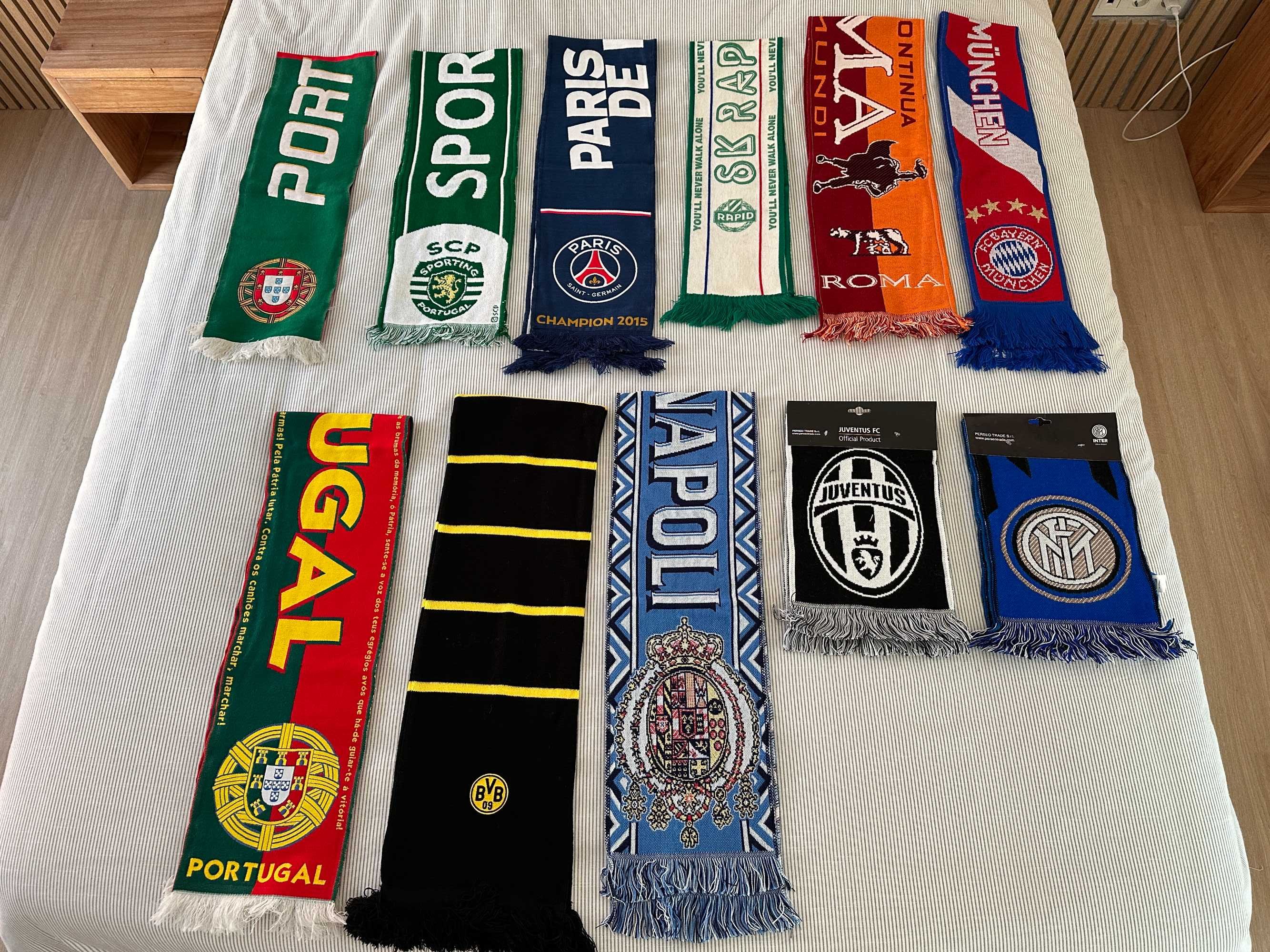 Coleção Cachecóis Futebol