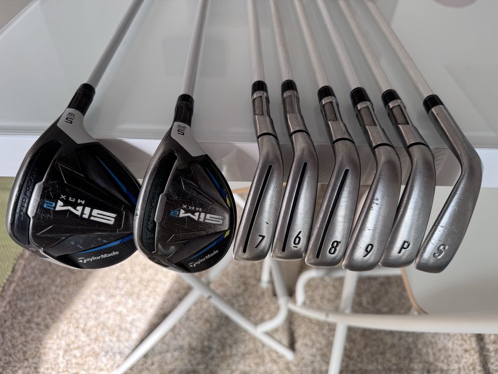 Taylormade stealth + madeira Sim2 + hibrido Sim2