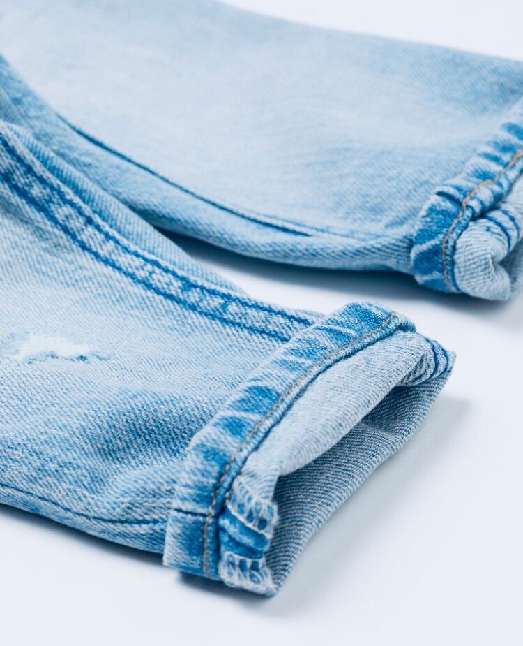 Spodnie jeansy h&m 86 przetarcia dziury