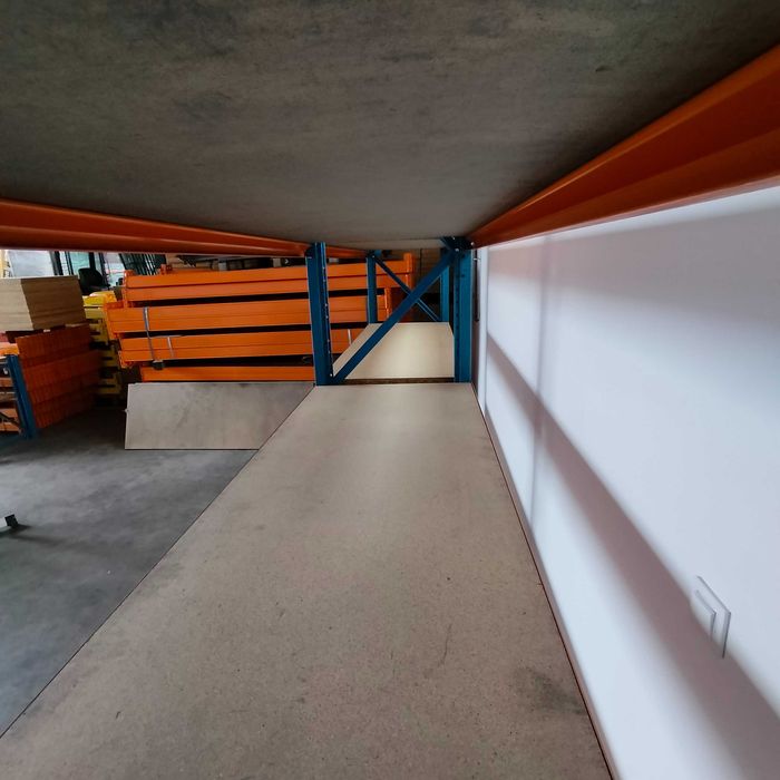 Regał magazynowy półkowy H270cm x 55cm mocny do warsztatu hali garażu