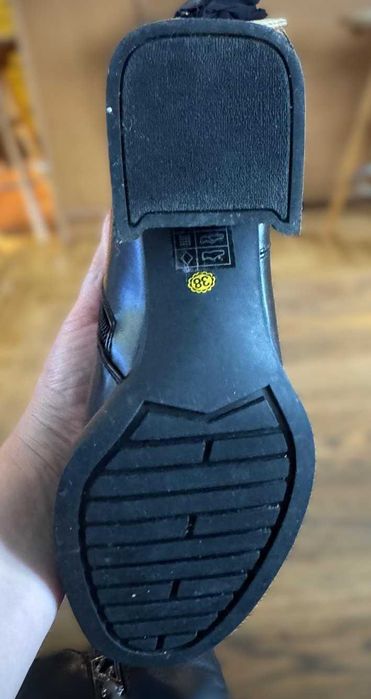 Botki damskie, czarne r. 38 NOWE