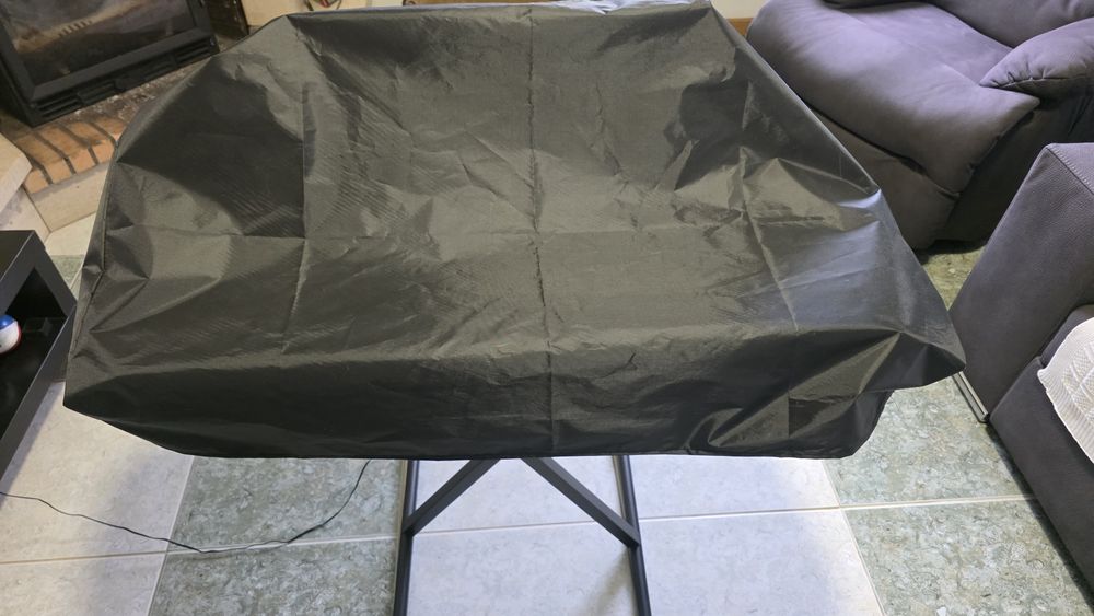 Piano teclado Yamaha  com suporte e capa de proteção