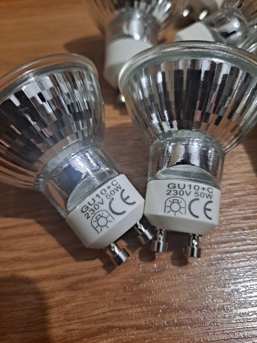 Żarówka halogenowa GU10+C 230v 50W