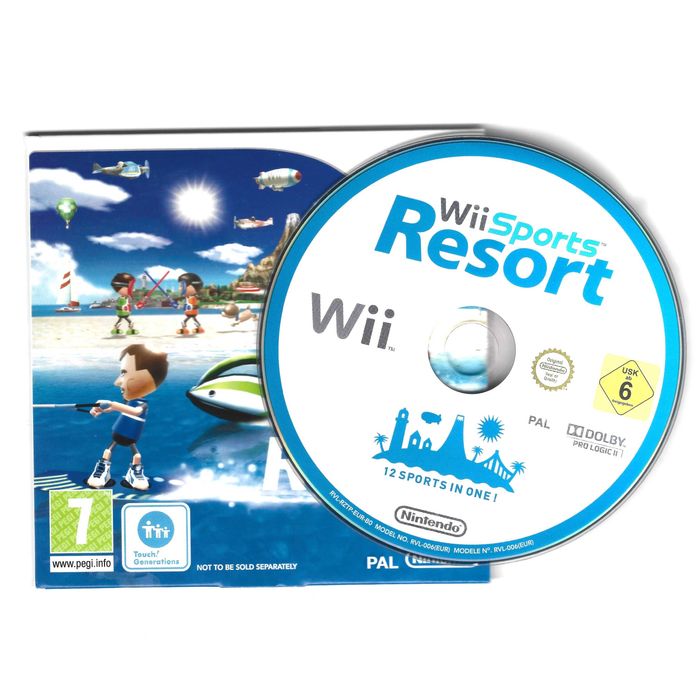 Wii Sports Resort (Cardboard Sleeve) - Nintendo Wii