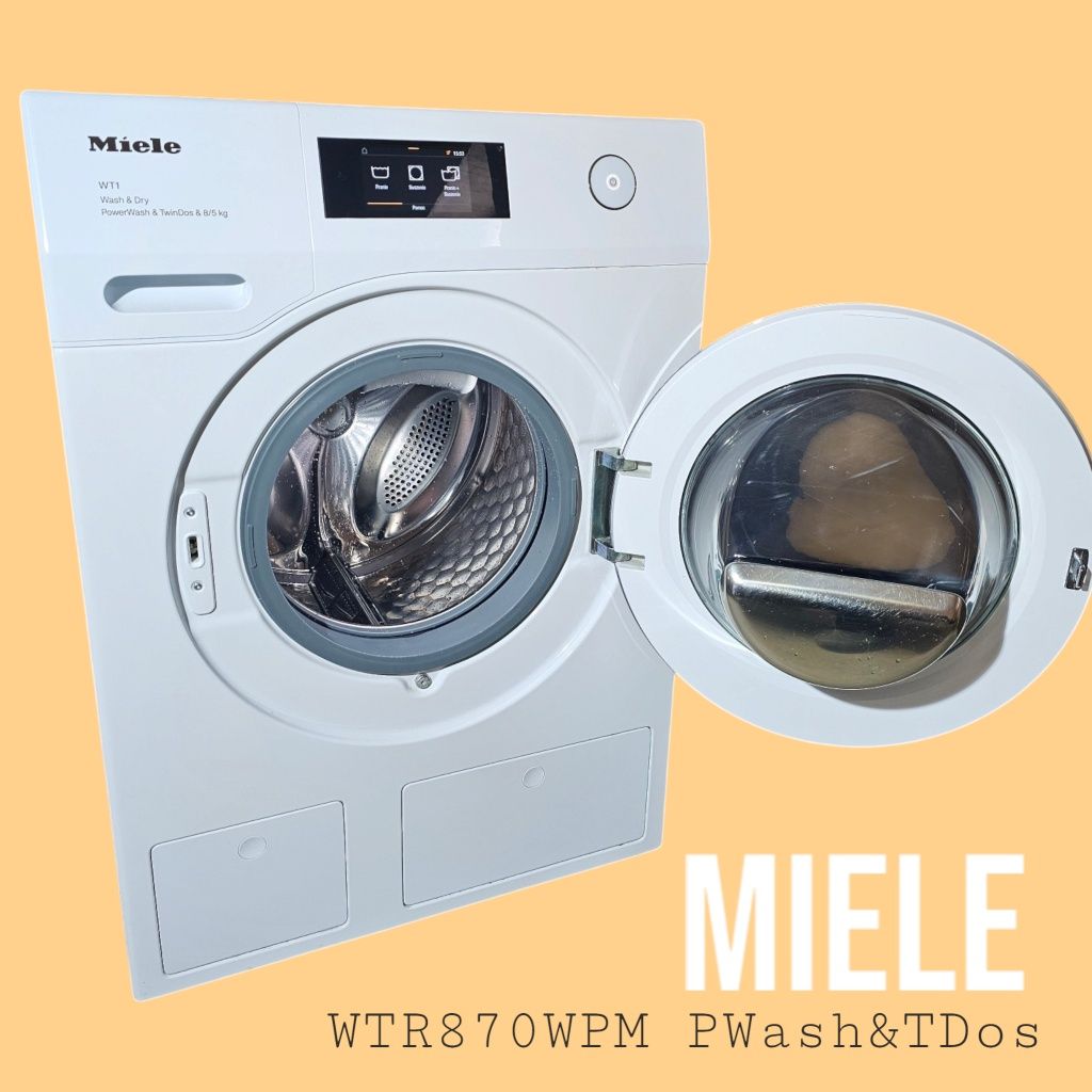 Miele WTR 870 WPM – pralko‑suszarka 8 / 5 kg TwinDos, Wi‑Fi, SteamCare