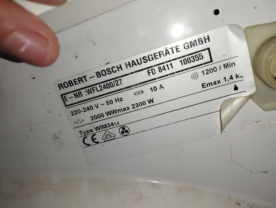 Пральна машина Bosch max на запчастини