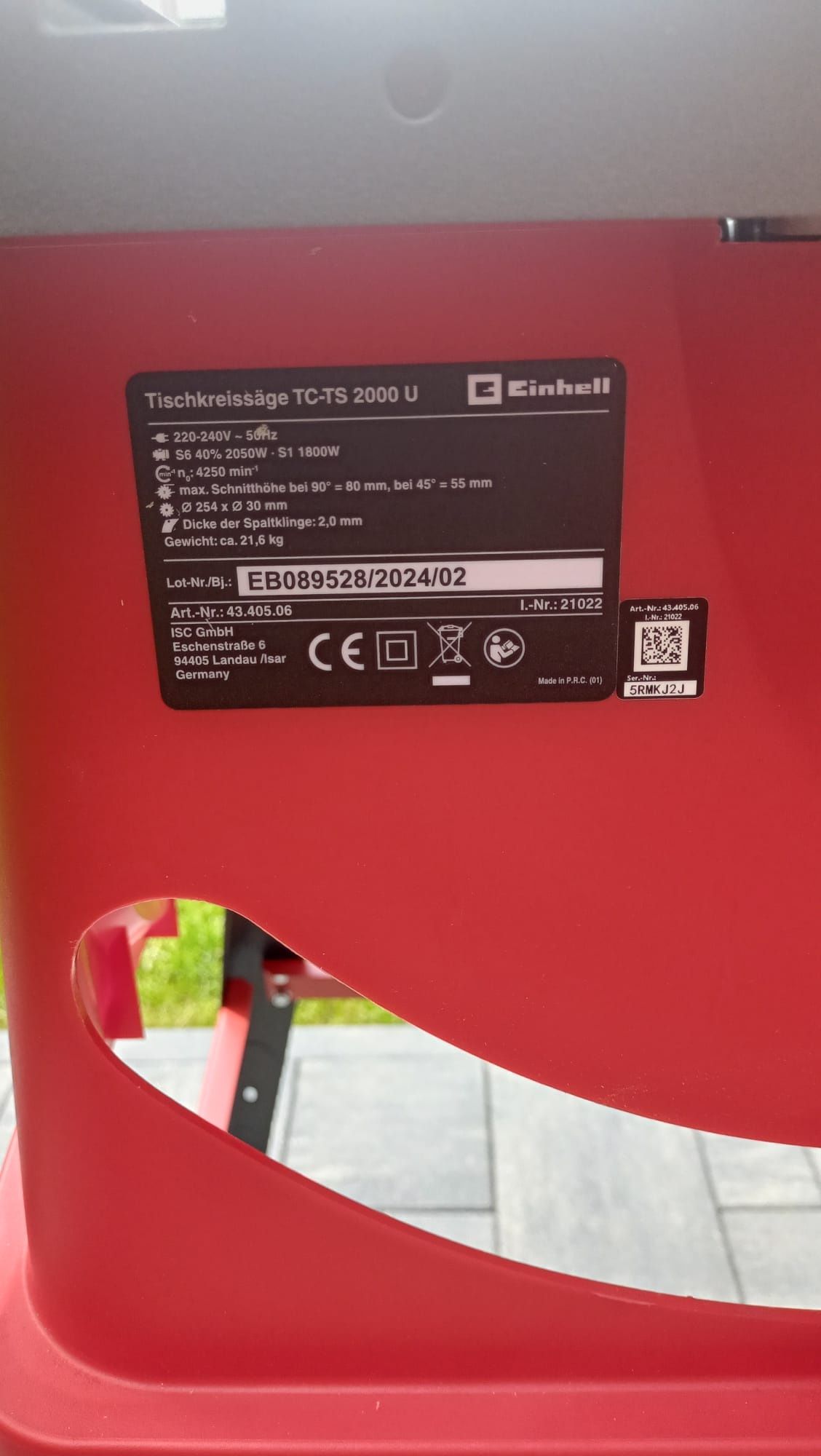 Piła stołowa Einhell TC-TS 2000U