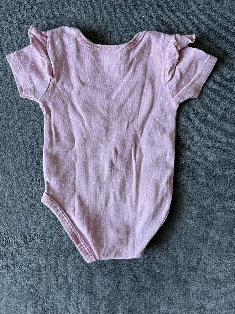 Różowe body niemowlęce Rossmann r.62-68