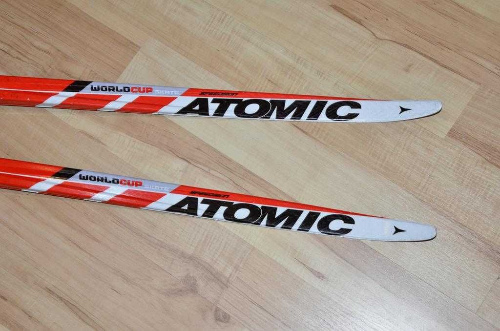 Narty biegowe biegówki atomic world cup skate 158 NNN 588 gr