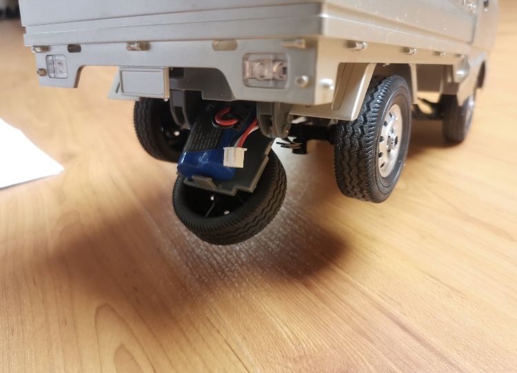 Carro Carrinha RC caixa aberta Pickup Suzuki Carry WPL D12 RTR 1:10