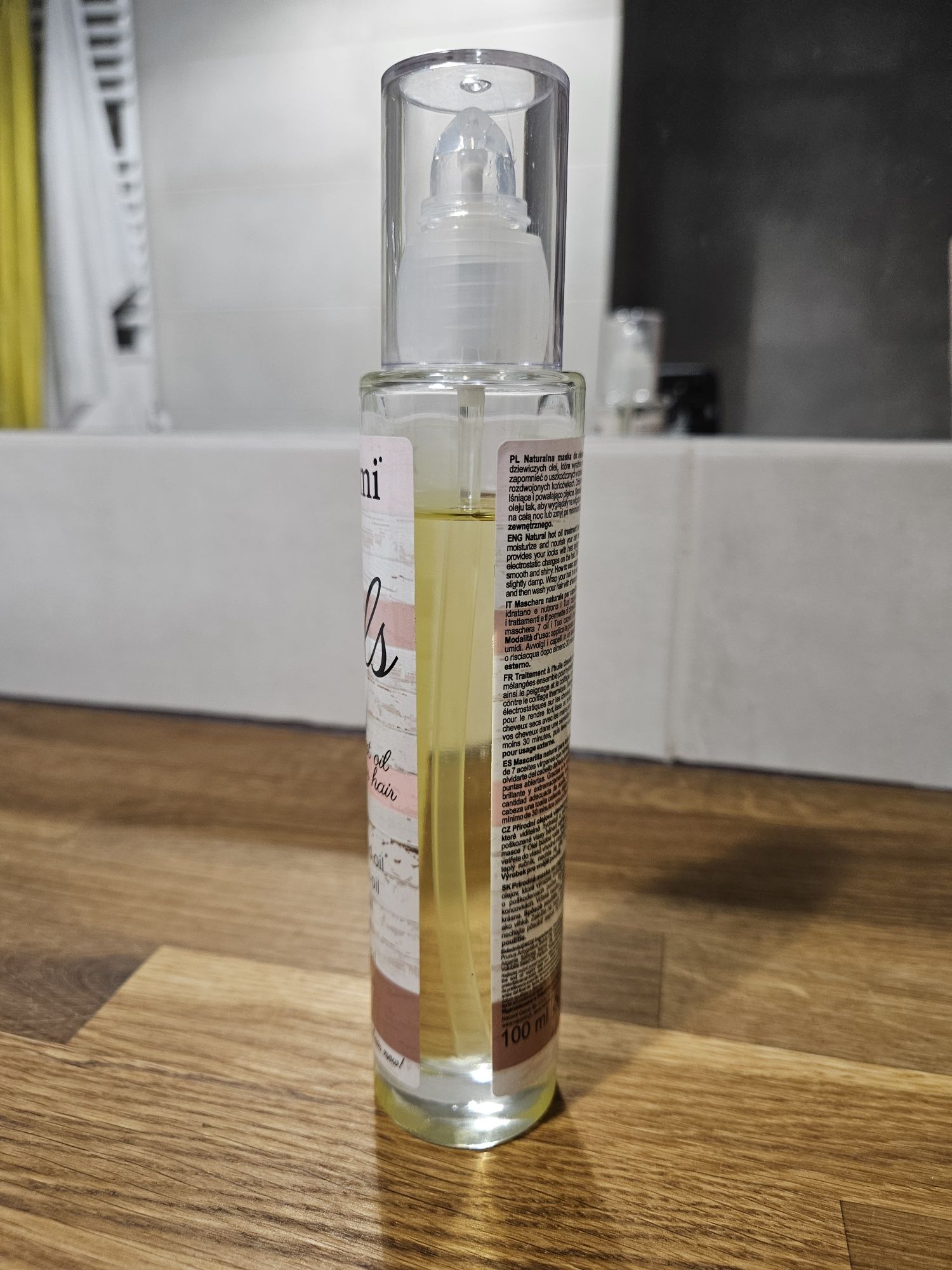 Nacomi 7 oils. Olejek do wlosów-w skladzie 7 olejów