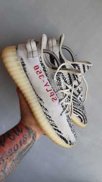 adidas 45(29cm) Yeezy Boost 350 V2 Zebra Оригинал кроссовки