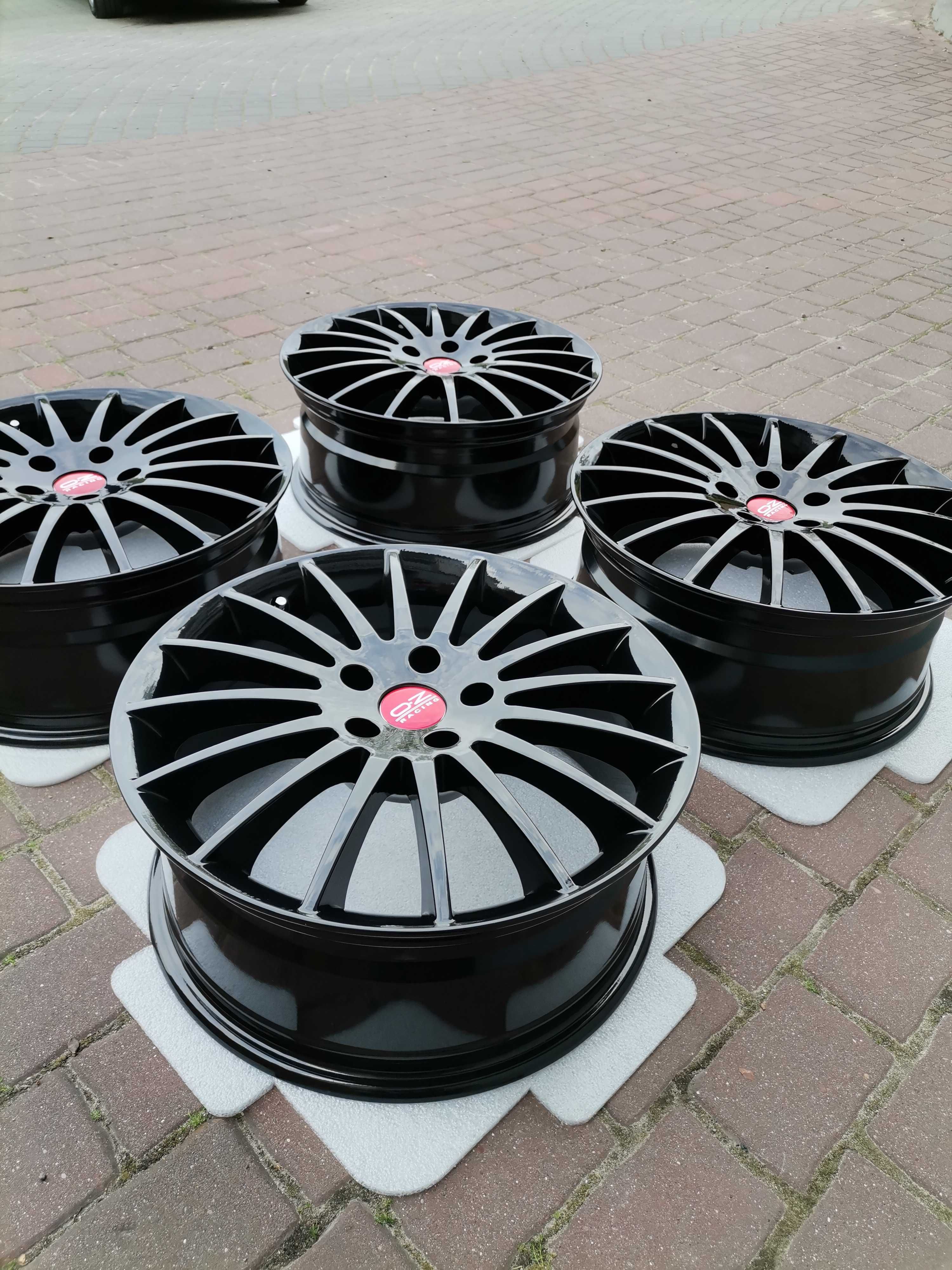 18'' Oz 5x114.3 Hyundai Mazda Honda Jdm Czarny fortepian Śliczne.