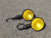 Faróis vidro amarelo 12vlt