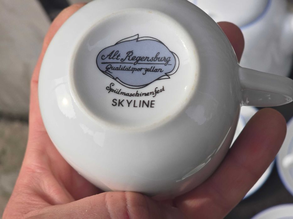 Stary serwis kawowy porcelana na 10 osób