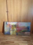 Quadros em tela pintados à mão