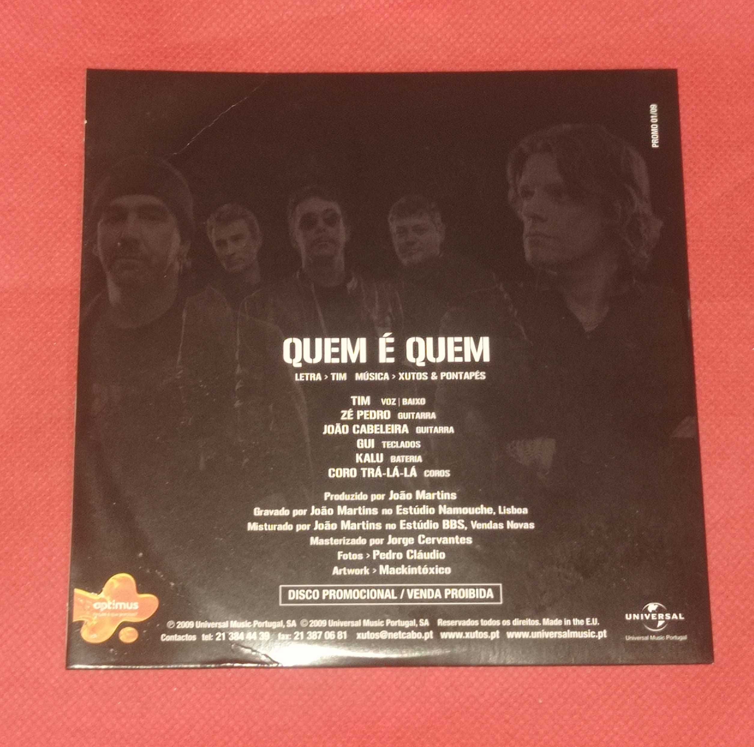 Xutos e pontapés ( Quem é quem) CD (Edição Limitada).