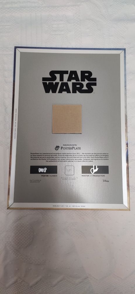 Poster Plate Star Wars - R2D2 C3P0