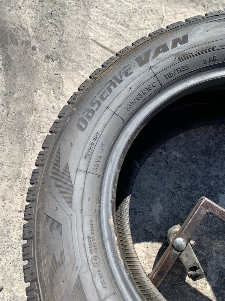 Шини 235/65 R16C Toyo зима, 7,7-8,8мм 2022року 235 65 16C