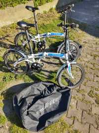 Dwa rowery skladane, składaki Kross Flex 2.0