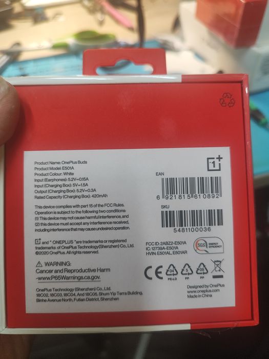 Беспроводные наушники OnePlus