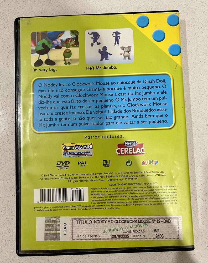 Noddy e o Clockwork Mouse n12 - DVD