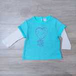 Bluza turkusowa długi rękaw 's. Oliver' 68