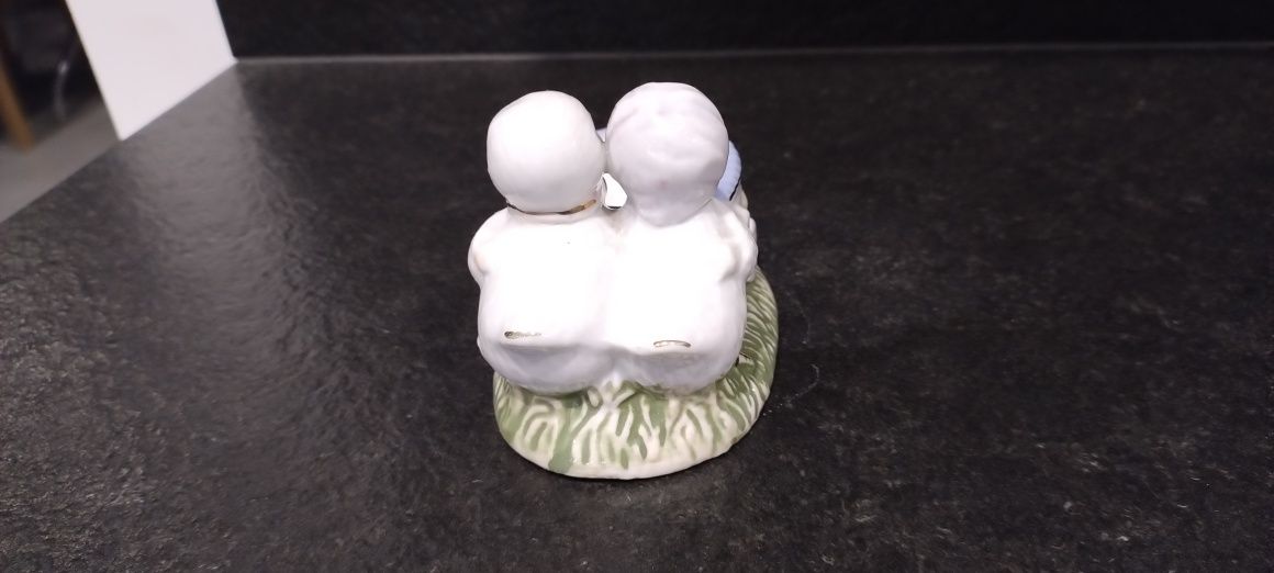 Figurka ceramiczna zabytkowa kaczki mała PRL