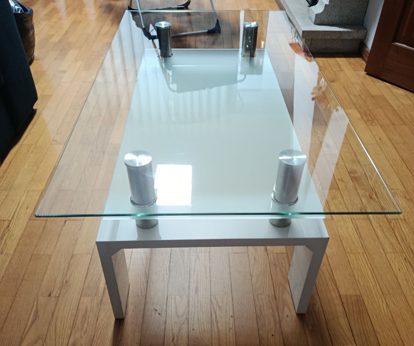 Mesa de vidro - Sala de estar