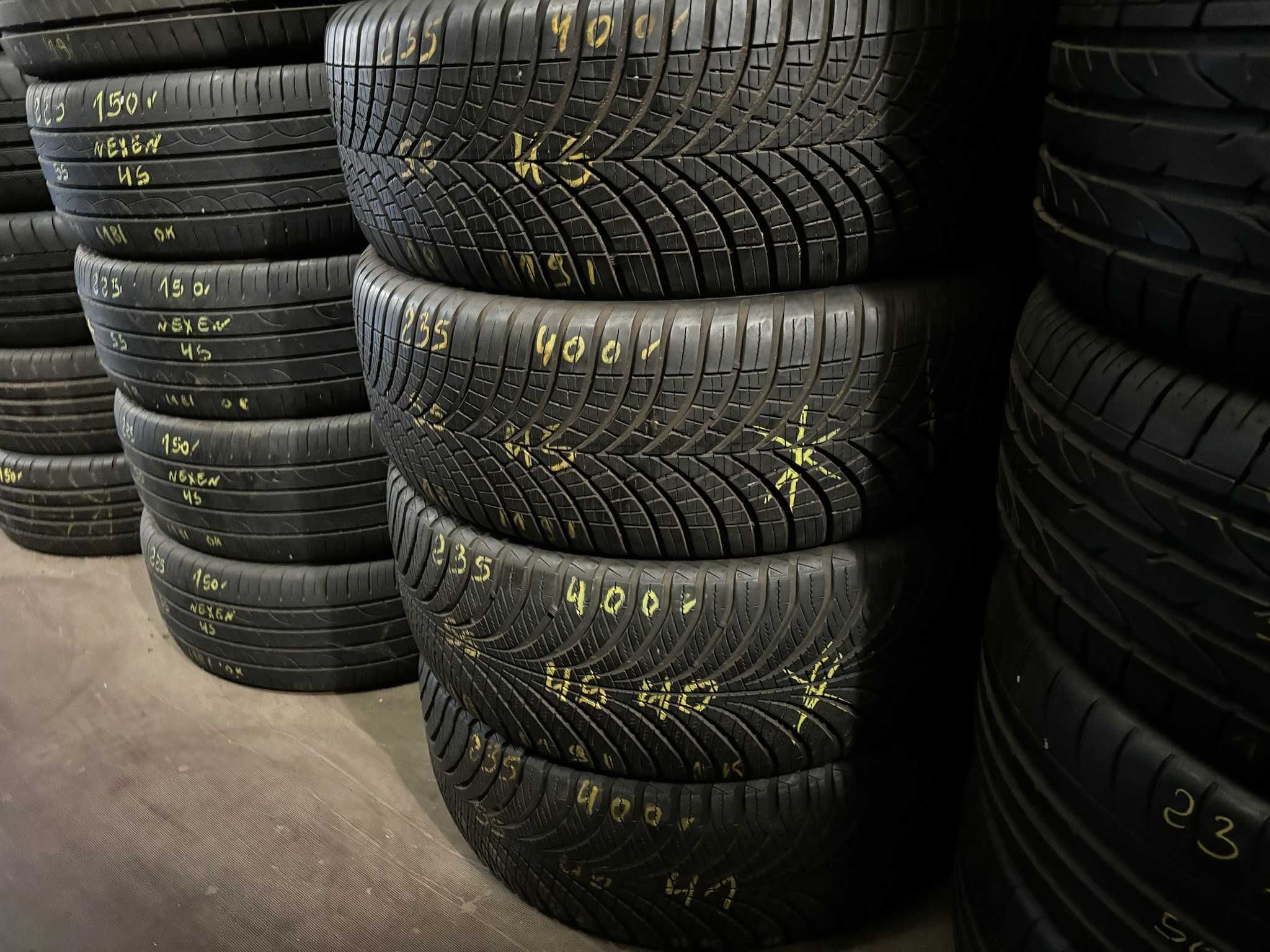 4X Opony Całoroczne 235/55R18 Goodyear 4S 8MM 2019R CAŁE SPRAWDZONE!
