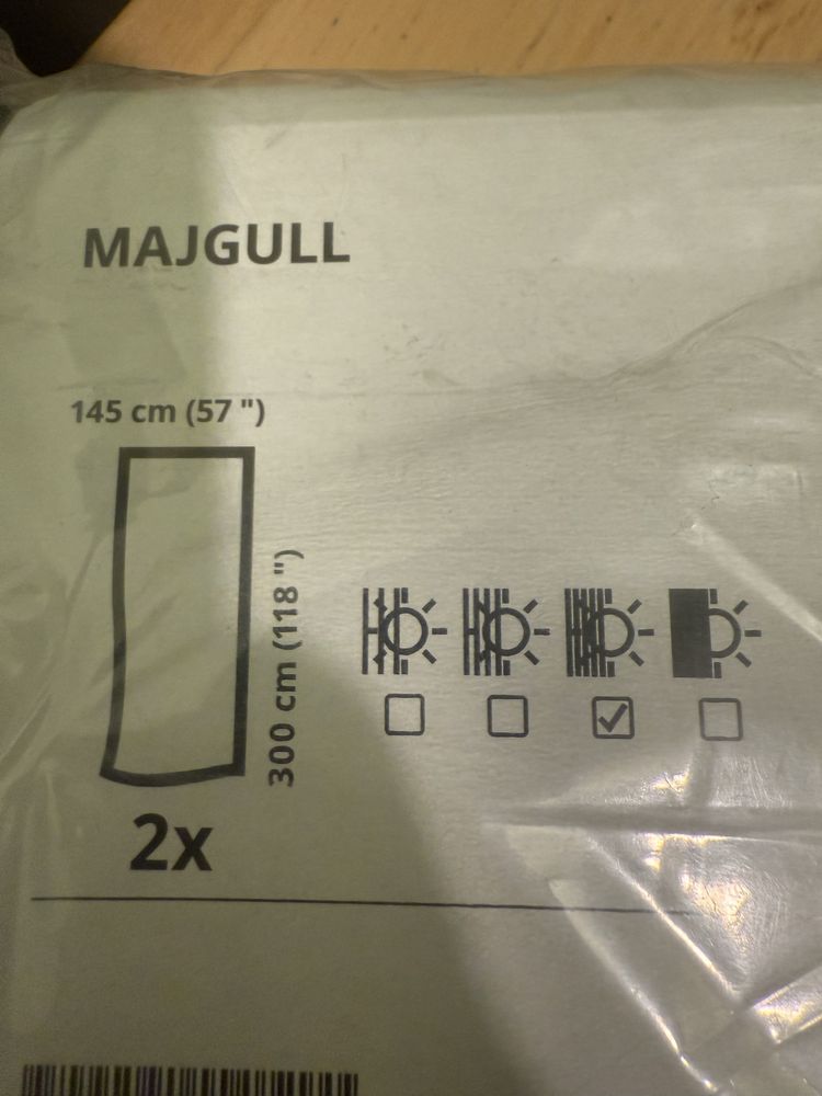 Zasłony IKEA Majgull