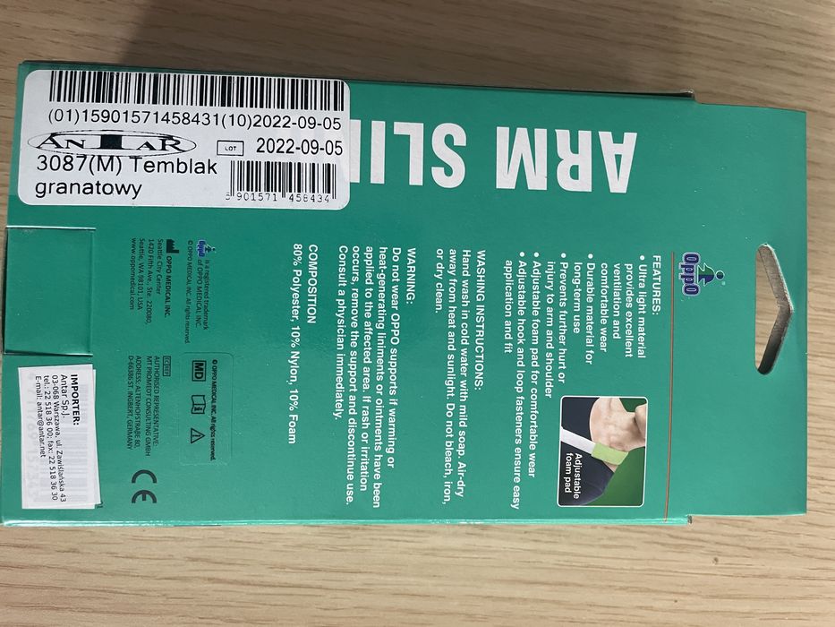 Temblak granatowy rozm M