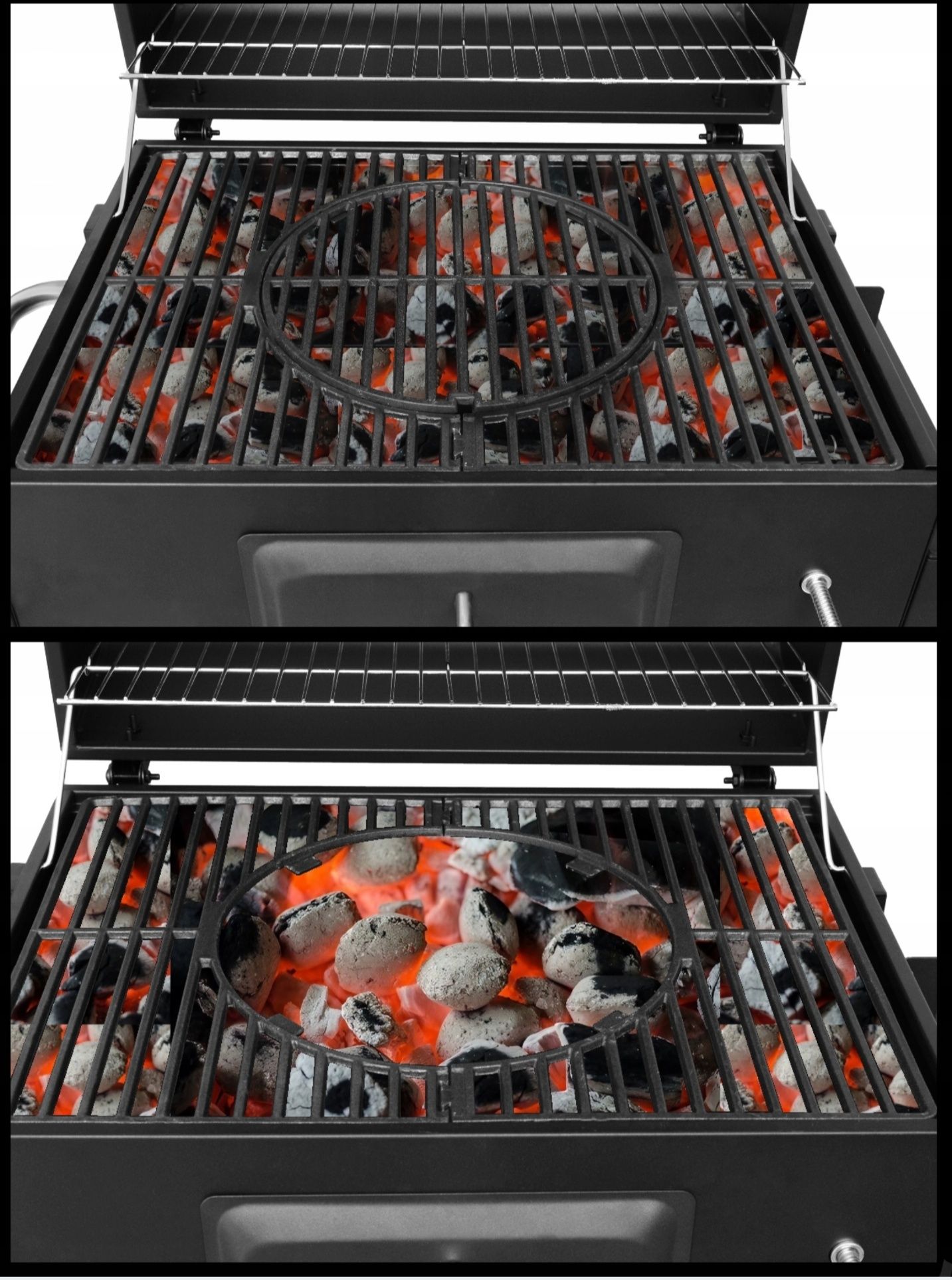 Duży Grill Węglowy XXL z Żeliwnym Rusztem – Idealny na Święta