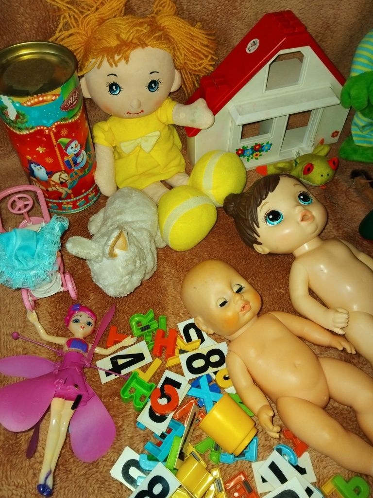 Игрушки одним пакетом для девочки