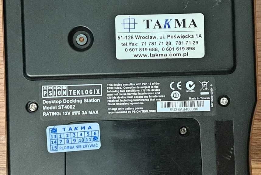 Stacja dokująca ST4002 z portem Ethernetem i zasilaczem sieciowym