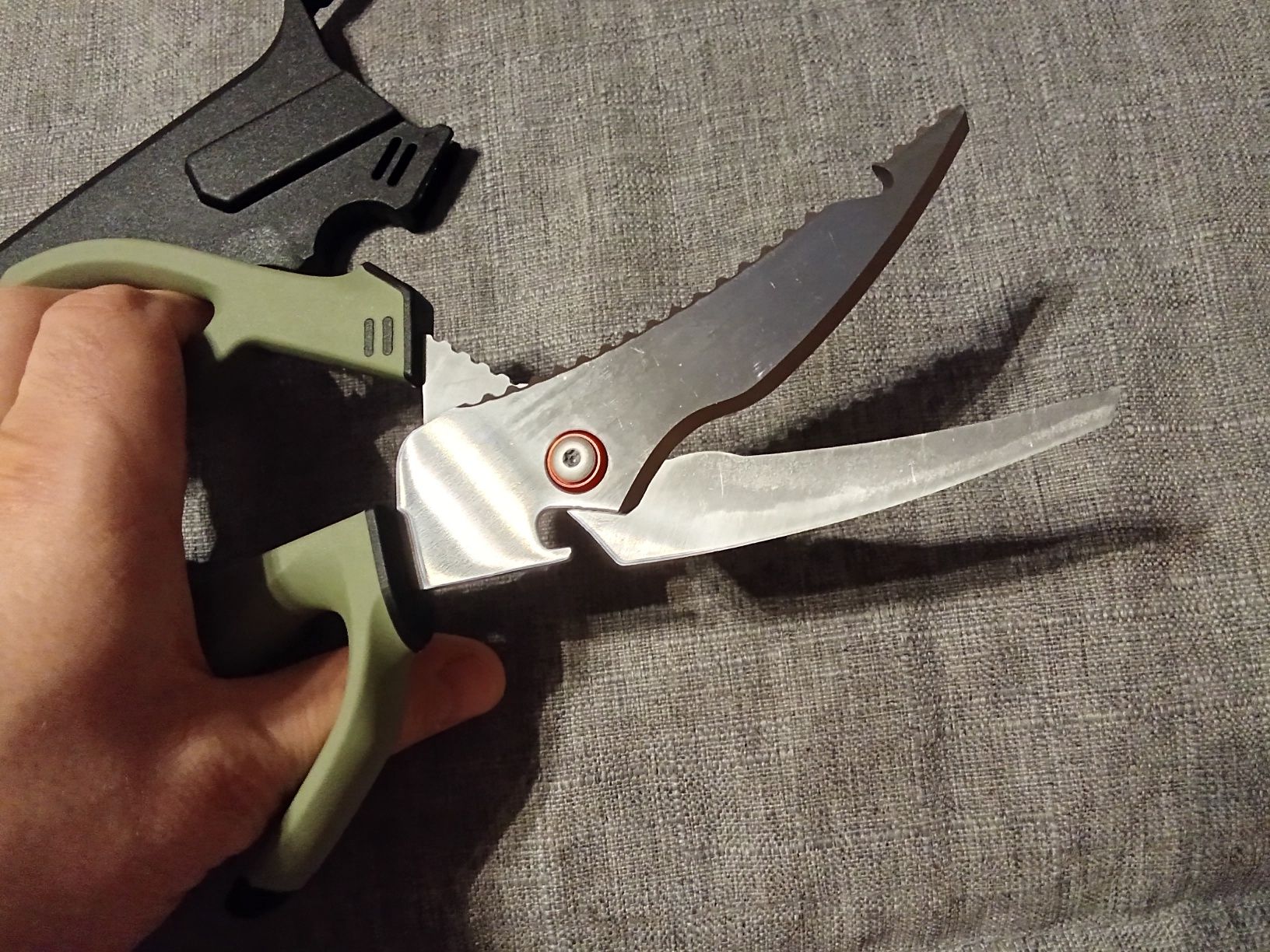 Nożyce uniwersalne nożyczki wielofunkcyjne multitool nóż składany edc
