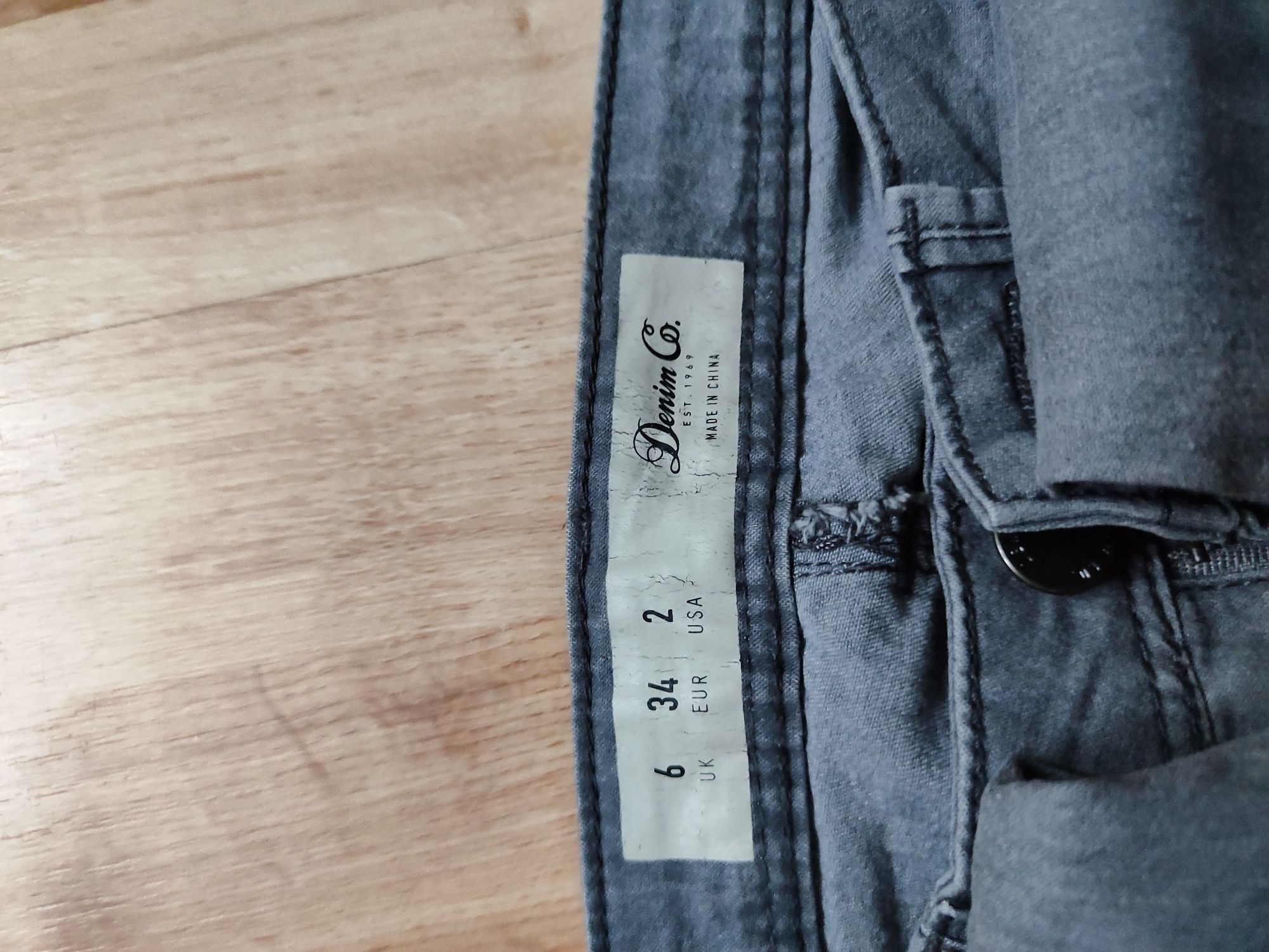 Jeansy damskie Denim Co, r.34