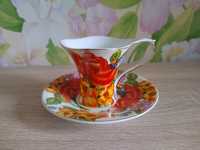 Чашка с блюдцем Ideal&K чашка з блюдечком для чая кави фірми IK