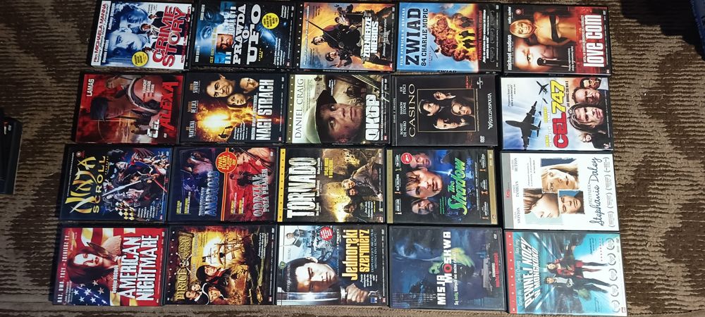 Sprzedam Filmy DVD widoczne na zdjęciach