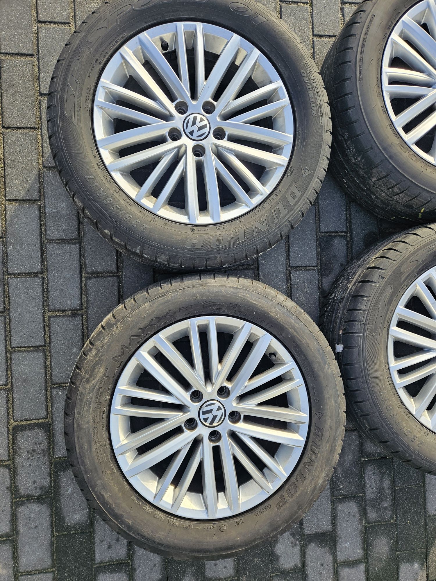 Alufelgi 17 Koła Vw Tiguan 5N0 lato