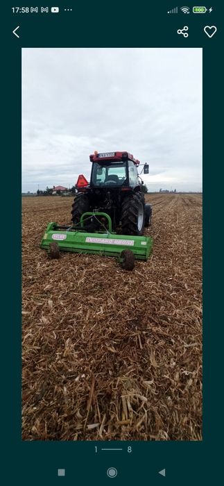 Mulczowanie ścierniska po kukurydzy koszenie traw