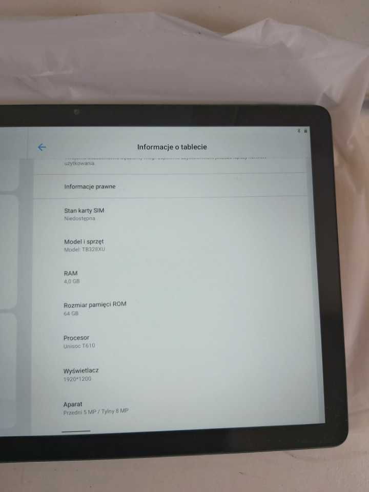 tablet Lenovo M10 3rd gen android 12, 4/64 zadbany WiFi