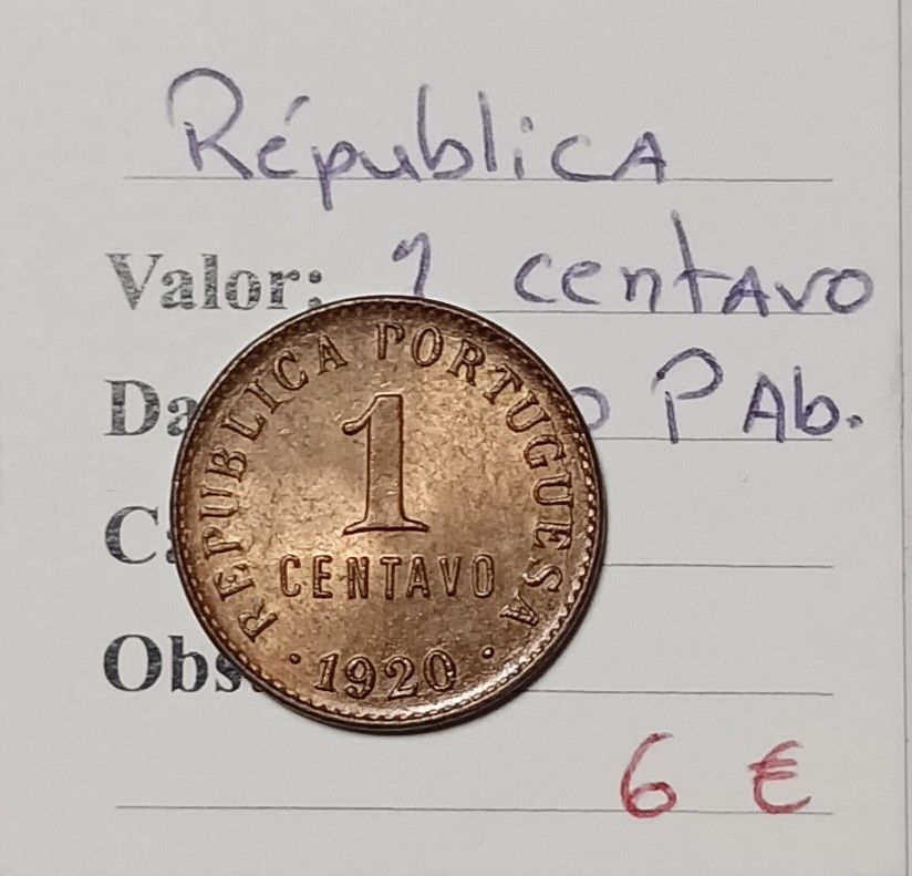 1 centavo 1920 p aberto soberba