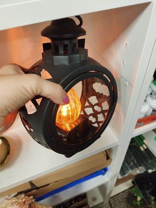 Latarenka plus wkład LED wys. 23 cm