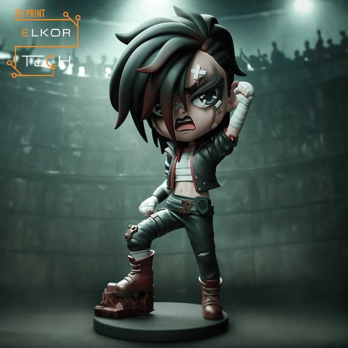 Vi z Arcane - Figurka Kolekcjonerska w Stylu Chibi