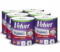 Гурт Velvet паперові рушники Turbo 1 рулон 3 шари 340 відривів