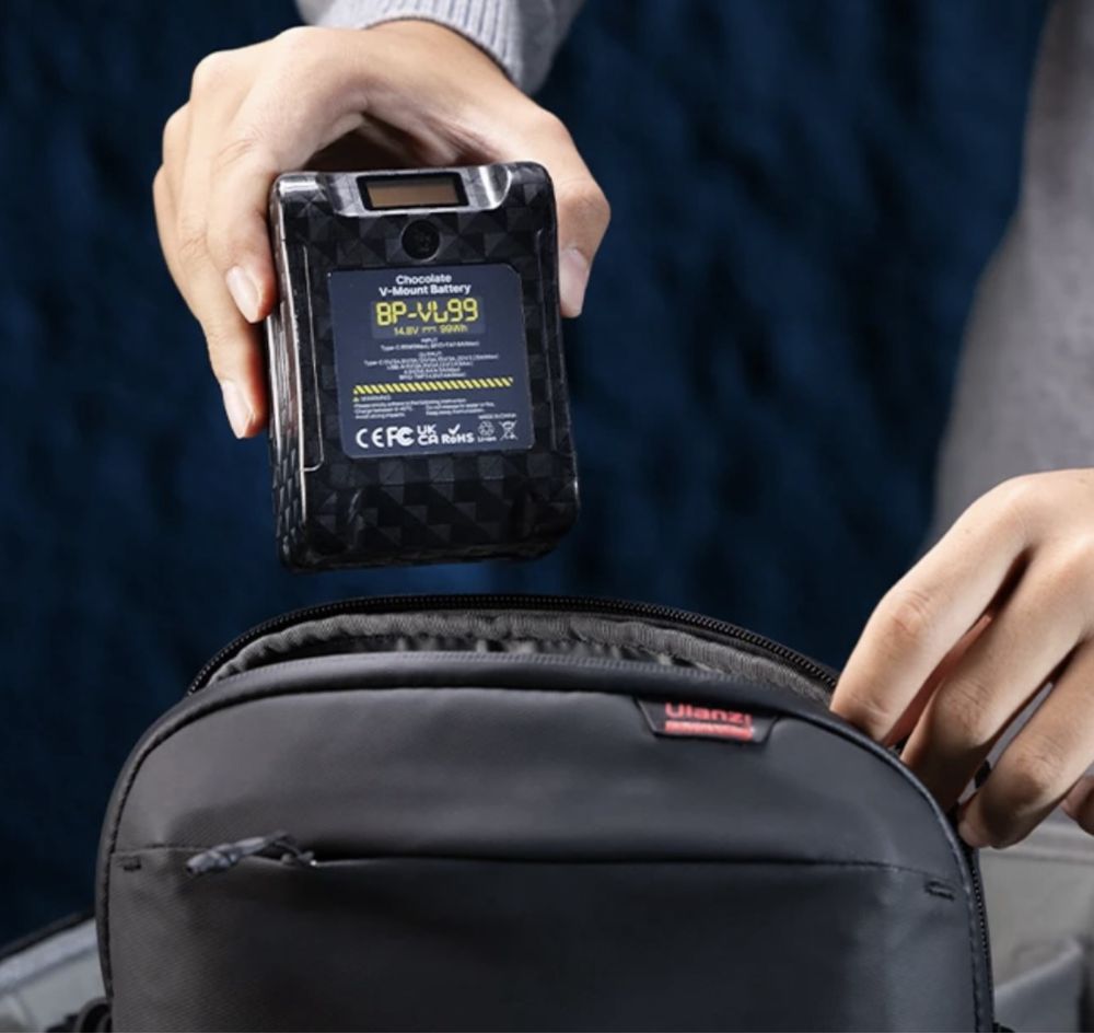 Ulanzi BP-VL99 акумулятор, павербанк 26000mAh, V-mount,type-C 150W,SLR