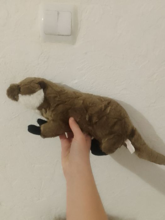 Видра калан енот сова лемур капибара дикобраз игрушка новая